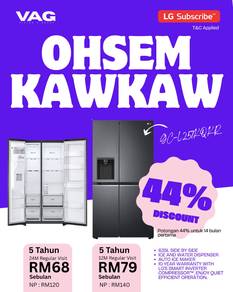 Peti Sejuk LG Dual Inverter Fridge (SG PETANI)