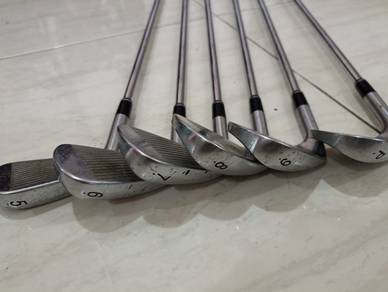 set iron PRGR steel shaft SR
