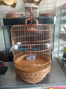 sangkar ukiran naga 16"