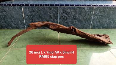 kayu hiasan aquarium curve landai - DRIFTWOOD