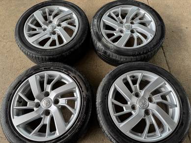 Rim second 15 Saga ori siap tayar gen2 saga iriz