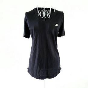 Adidas 3 striped black top