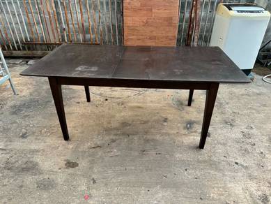 5-6ft Solid Extendable Meja Makan Dining Table