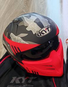 Helmet KYT Ballistic Red Camo