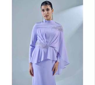 J.Labella Dress Baju Kurung Lilac