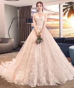 Cream fishtail wedding bridal dress gown RB1780