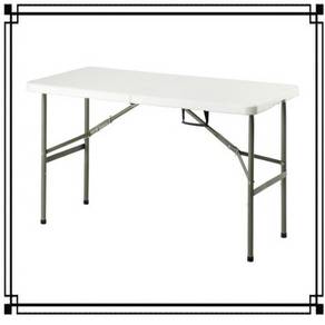 meja picnic aluminium 4x2 feet heavy duty