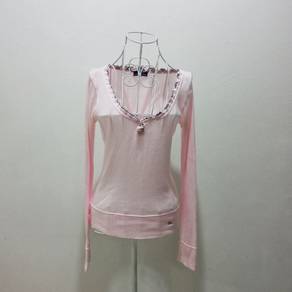 Burberry Pink Long Sleeve Top