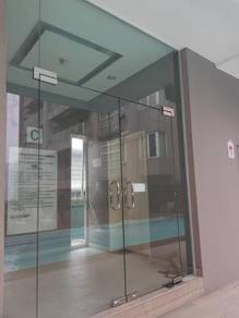 PASANG DINDING BERKACA l glass wall install