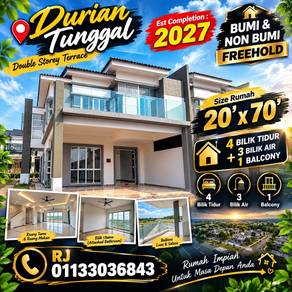 2-storey Terraced House For Sale in Durian Tunggal,MLK