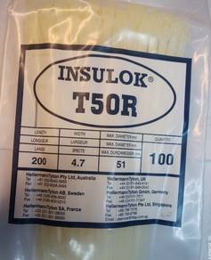 Cable Tie Insulok Hellermann T50R - 100 Pcs