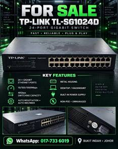 TP-Link 24-Port Gigabit Switch|1000Mbps|Plug&Play