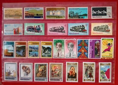 Collector Stamps New Zealand 1973-1978  6set