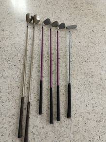 Golf set with bag and gloves
