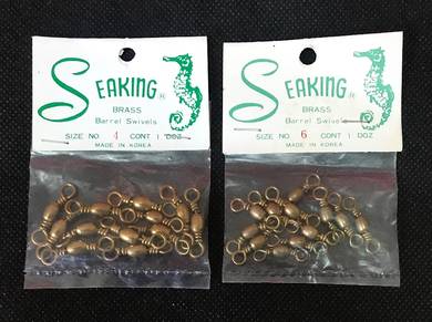 2 PACK BRASS BARREL SWIVELS Set KOREA