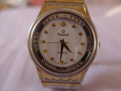 Swiston Quartz White Dial Watch