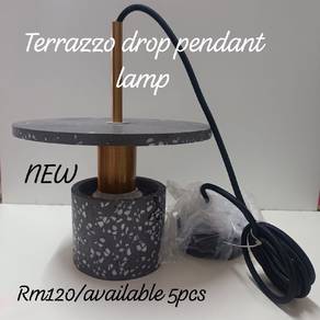Terrazzo drop pendant lamp