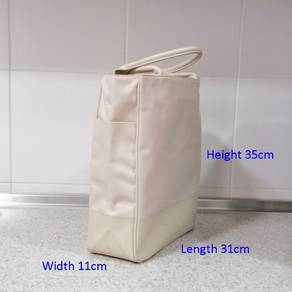 Large Capacity Beige Tote Bag [Preloved]