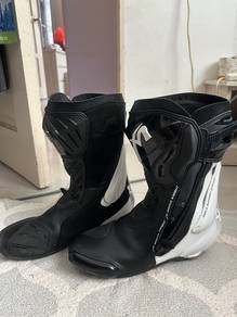 kasut racing boots mocha knight