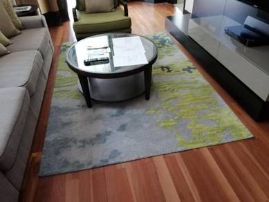 8feet hand tufted wool carpet