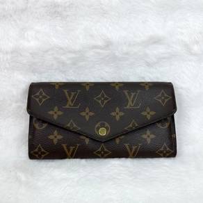 LV Classic Brown Monogram Sarah Long Wallet