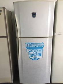 Fridge Sharp Peti Sejuk Refurbish Refrigerator Ice
