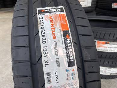 Tayar baru 245 45 20 hankook ventus evo 2025 tyre