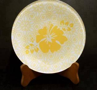 Tempered Glass Plate - 8 inches (New)