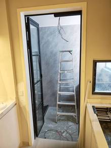 11) Pintu Slide N Swing Dapur Kace Powder Coated