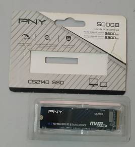pny CS2140 500GB PCIE GEN4X4 M.2 2280 NVME SSD