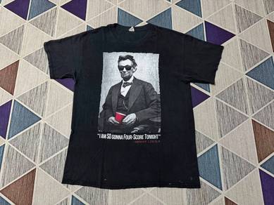 Y2K ABRAHAM LINCOLN alstyle tee L 1631