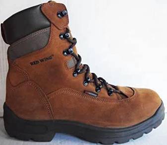 Safety Shoes Red Wing Men 8Inc Brown ST WP EH 4485