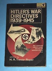 HITLERS WAR DIRECTIVES 1939-1945 Book