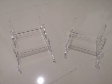 Acrylic keyboard display rack