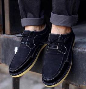 0238 England Retro Business Black Men Casual Shoes