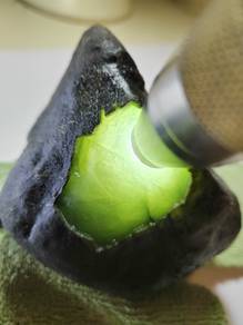 Glassy Light Green Burma Jadeite Jade Rough Stone
