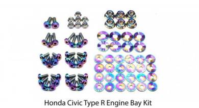 Civic FK8 Type R Dress Up Bolt Titanium Screw Nut
