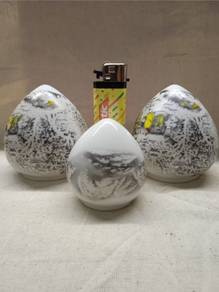 Birdfeeder Cawan Burung White Snowpeople 16-CBF333