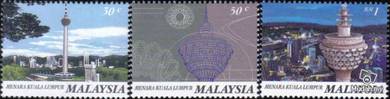 1996 KL Kuala Lumpur Tower Malaysia Stamp UM S