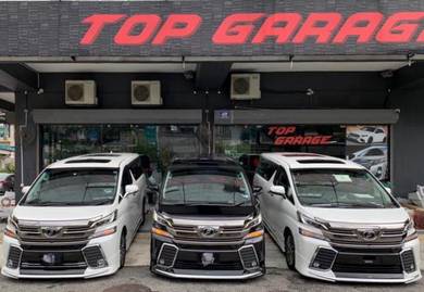 2017 Vellfire Z Aero Modelista Bodykit Siap Cat