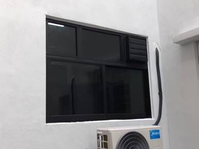 Aluminium & Glass (Tingkap Sliding)