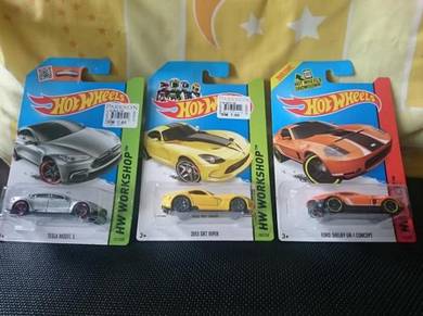 Hotwheels Tesla Viper Shelby lot not Tomica