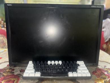 Monitor + Keyboard blue switch