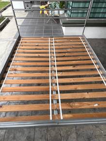 IKEA Queen Size steel bed frame