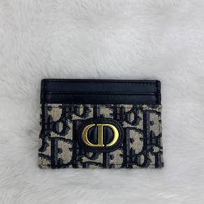 Authentic Dior SLG Oblique Montaigne Cardholder