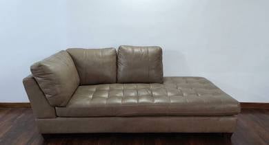 PreLoved Tufted Leather Sofa