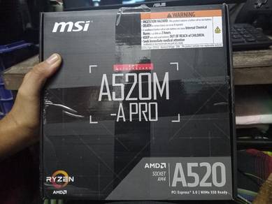 Ryzen 5500+msi a520m mobo combo