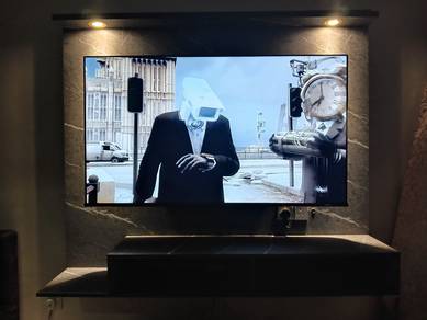 Smart Tv + Tv Cabinet 
