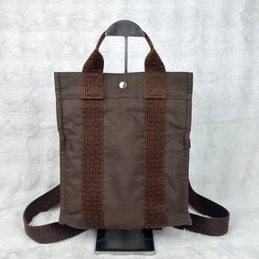Hermes Herline Brown Backpack tote bag