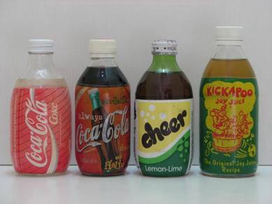 Botol Coca-Cola Coke Cheer Kikapoo Bottle